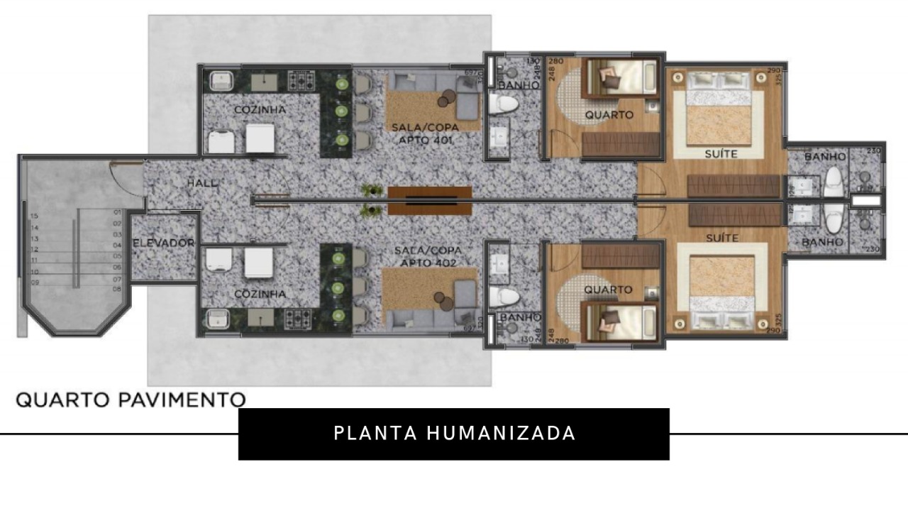 Apartamento à venda com 2 quartos, 53m² - Foto 7