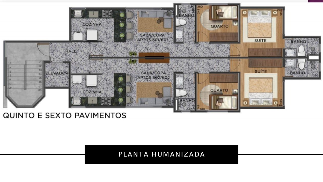 Apartamento à venda com 2 quartos, 53m² - Foto 5