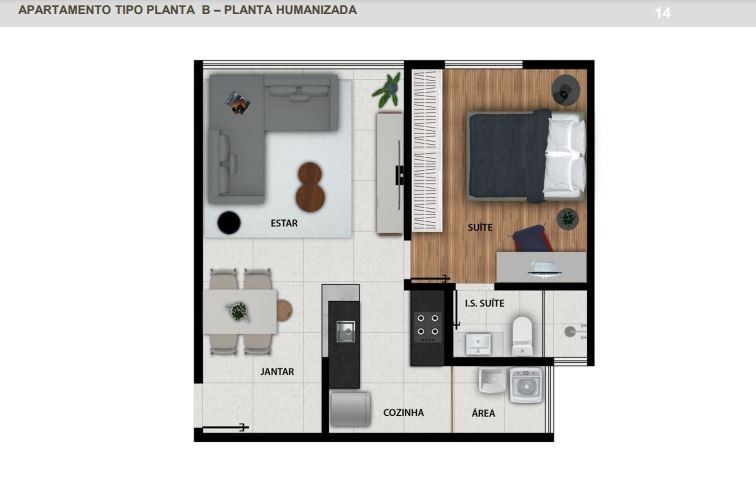 Apartamento à venda com 2 quartos, 23m² - Foto 18