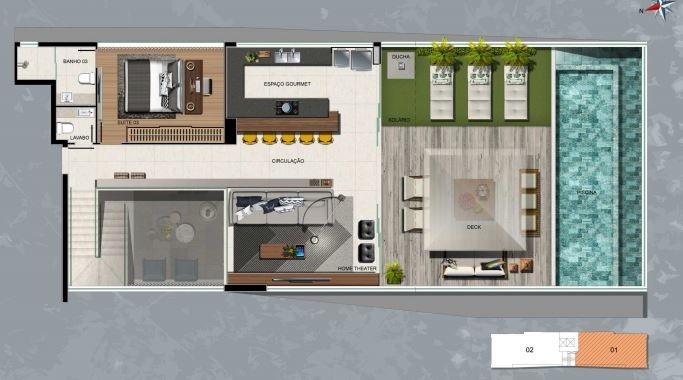 Apartamento à venda com 4 quartos, 178m² - Foto 18