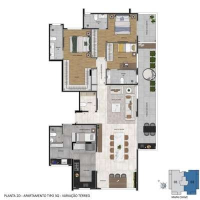 Apartamento à venda com 4 quartos, 174m² - Foto 11