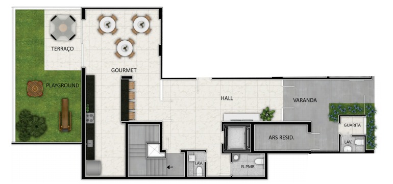 Apartamento à venda com 2 quartos, 15m² - Foto 1