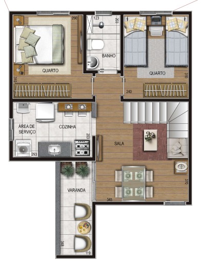 Apartamento à venda com 2 quartos, 49m² - Foto 1