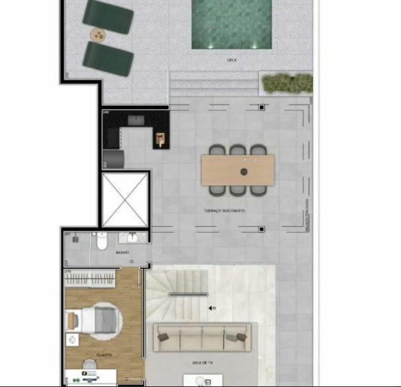 Apartamento à venda com 4 quartos, 30m² - Foto 5