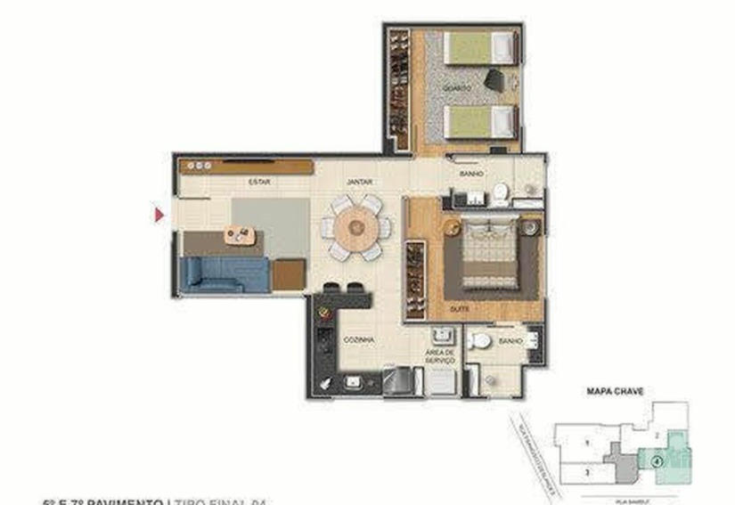 Cobertura à venda com 2 quartos, 123m² - Foto 7