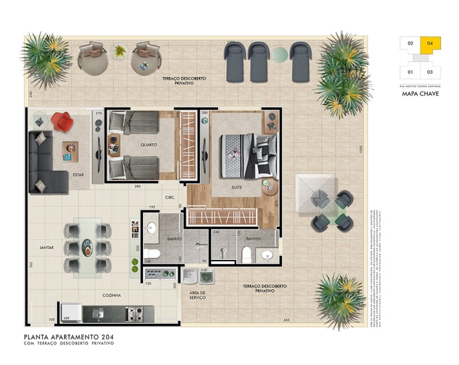 Apartamento à venda com 2 quartos, 66m² - Foto 5