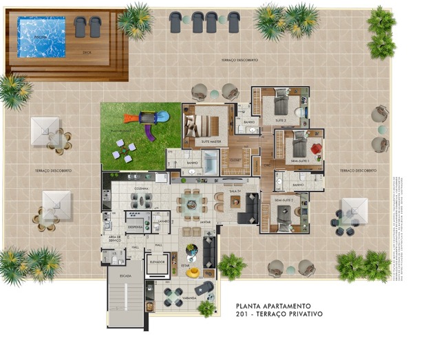 Apartamento à venda com 4 quartos, 140m² - Foto 3