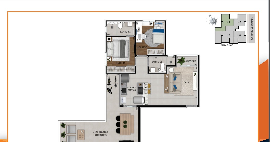 Apartamento à venda com 2 quartos, 60m² - Foto 10