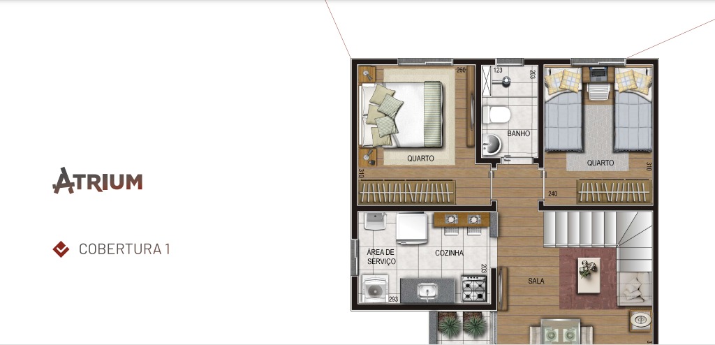 Apartamento à venda com 2 quartos, 60m² - Foto 15