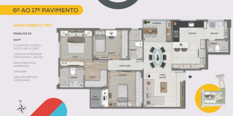 Apartamento à venda com 3 quartos, 248m² - Foto 18