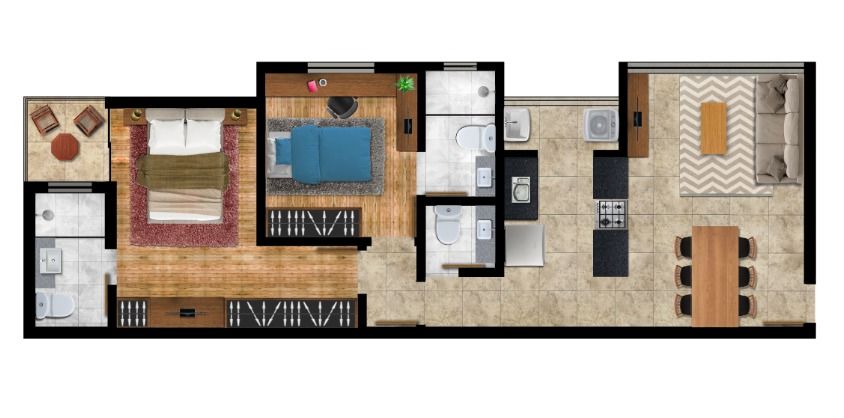 Apartamento à venda com 2 quartos, 77m² - Foto 11