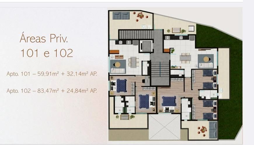 Apartamento à venda com 3 quartos, 103m² - Foto 9