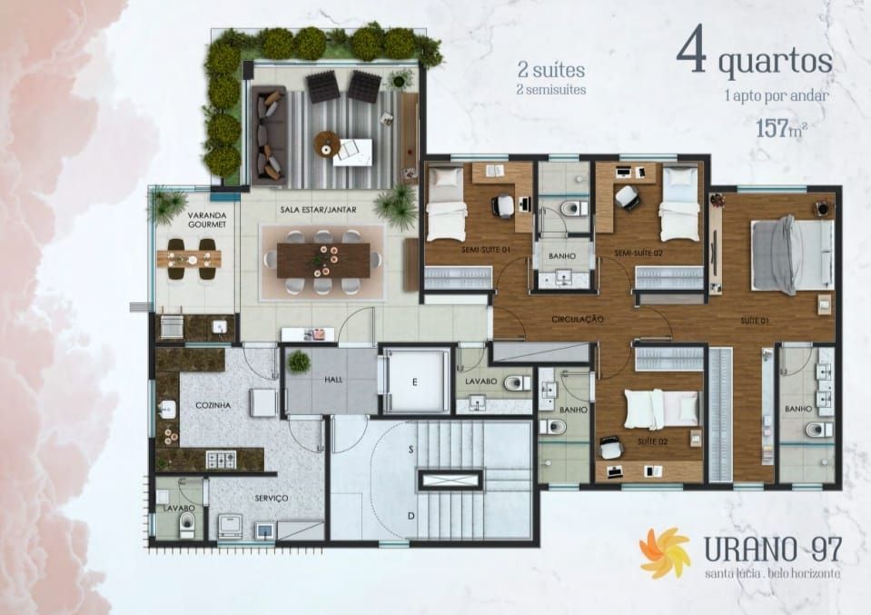 Apartamento à venda com 4 quartos, 1000m² - Foto 9