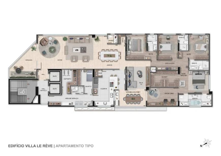 Apartamento à venda com 4 quartos, 315m² - Foto 6