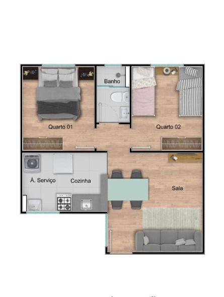 Apartamento à venda com 2 quartos - Foto 8