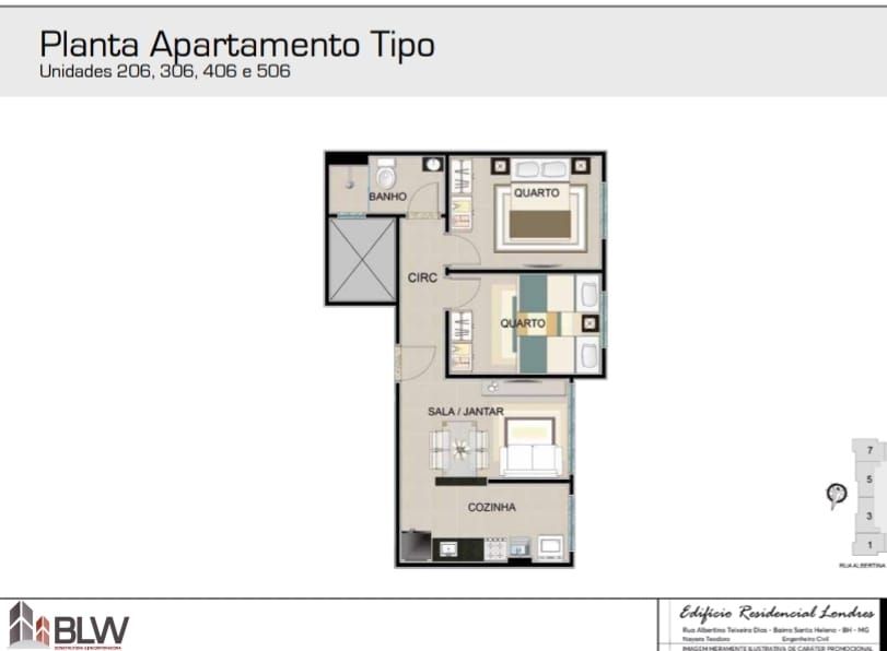 Apartamento à venda com 2 quartos - Foto 8