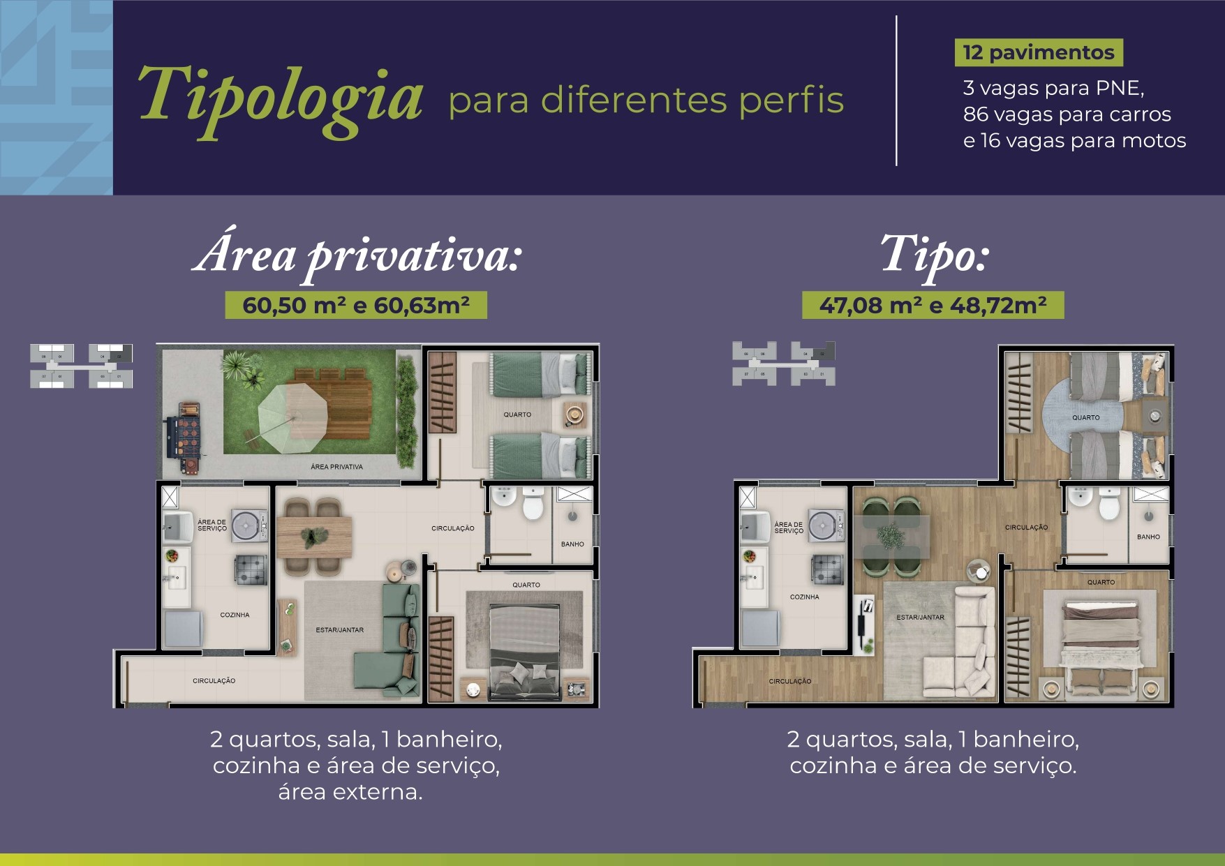 Apartamento à venda com 2 quartos, 45m² - Foto 6