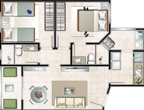 Apartamento à venda com 2 quartos, 55m² - Foto 15