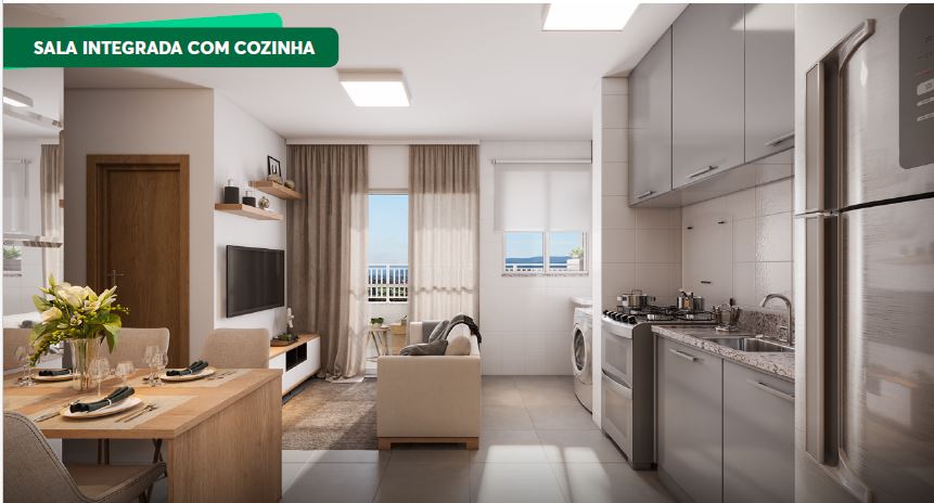 Apartamento à venda com 2 quartos, 44m² - Foto 2