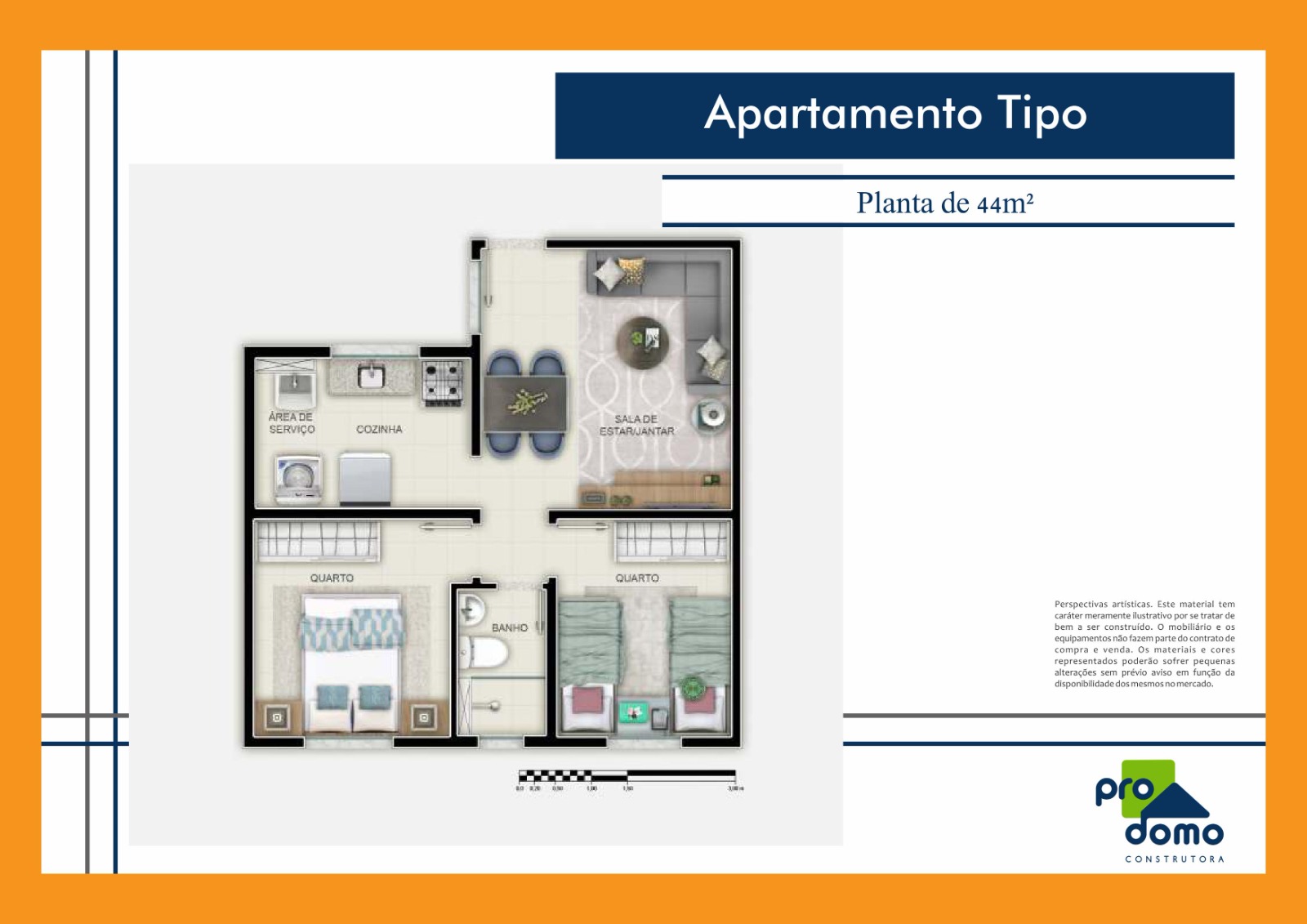 Apartamento à venda com 2 quartos, 44m² - Foto 5