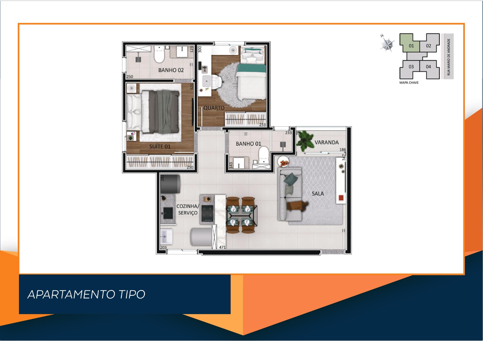 Apartamento à venda com 2 quartos, 55m² - Foto 9