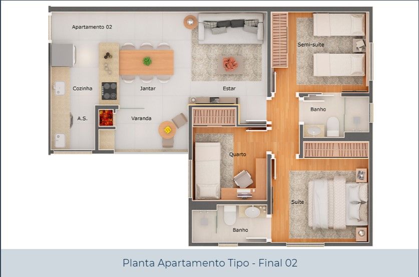 Apartamento à venda com 3 quartos - Foto 10