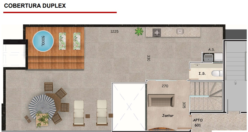 Cobertura à venda com 3 quartos, 185m² - Foto 2