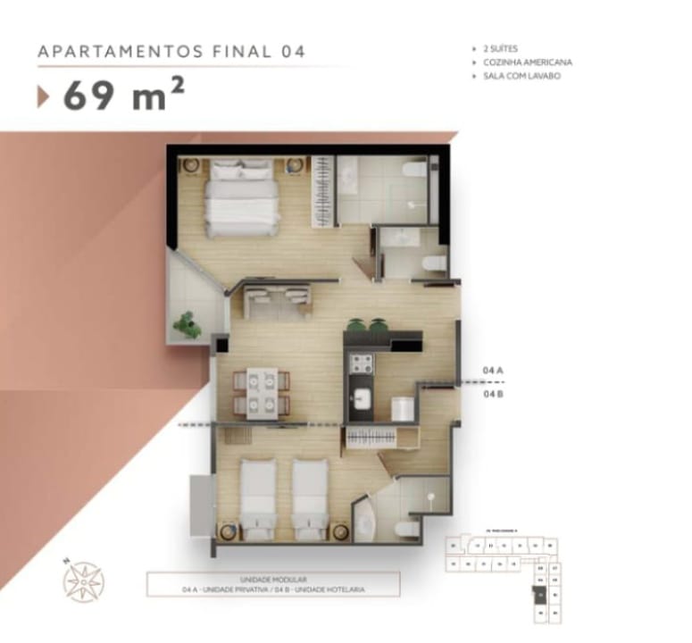 Apartamento à venda com 2 quartos, 70m² - Foto 10