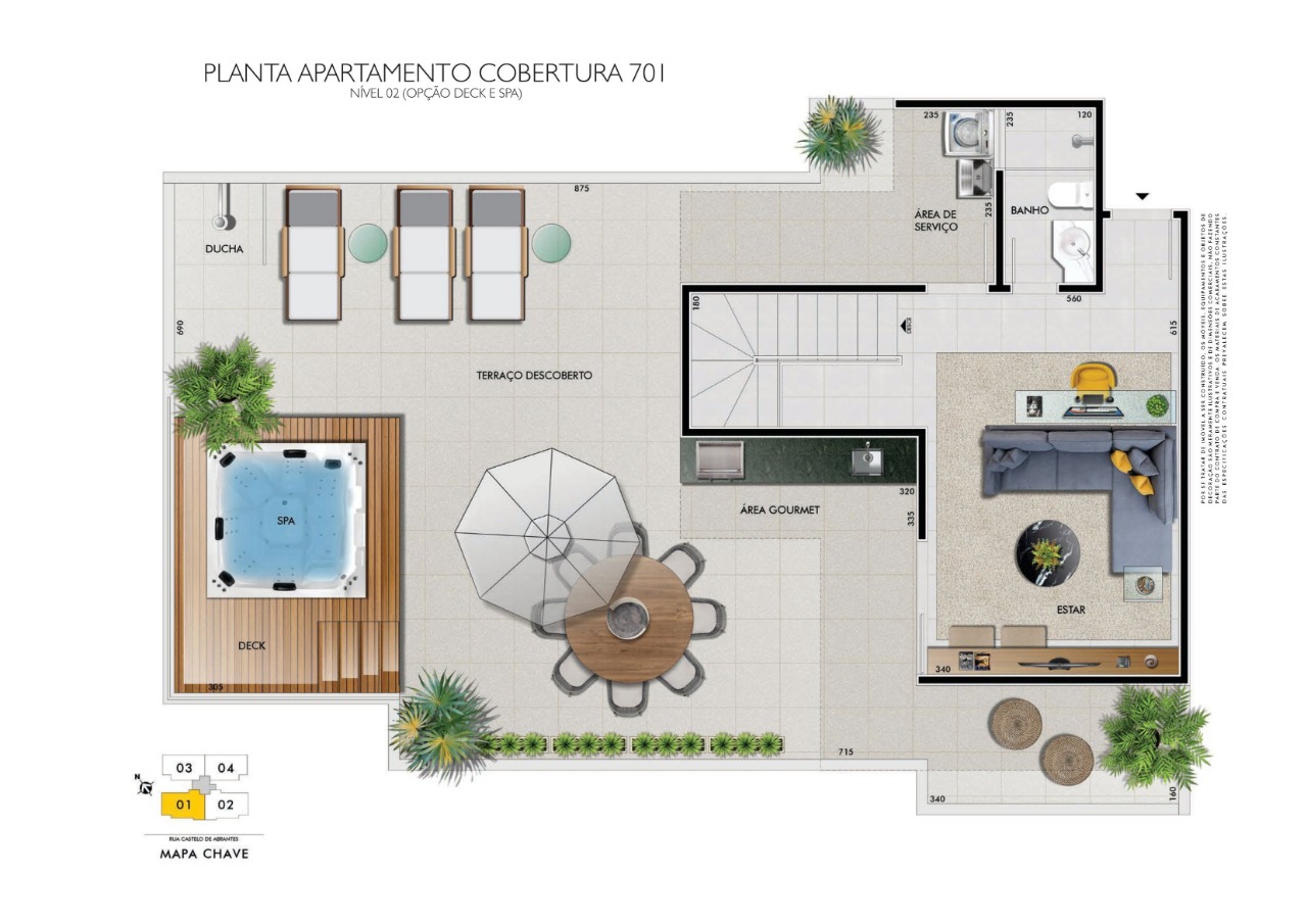 Cobertura à venda com 4 quartos, 206m² - Foto 4