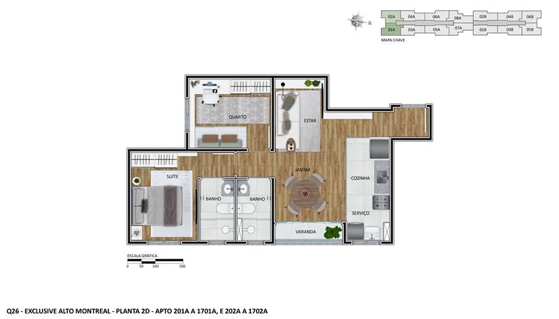 Apartamento à venda com 2 quartos, 53m² - Foto 4