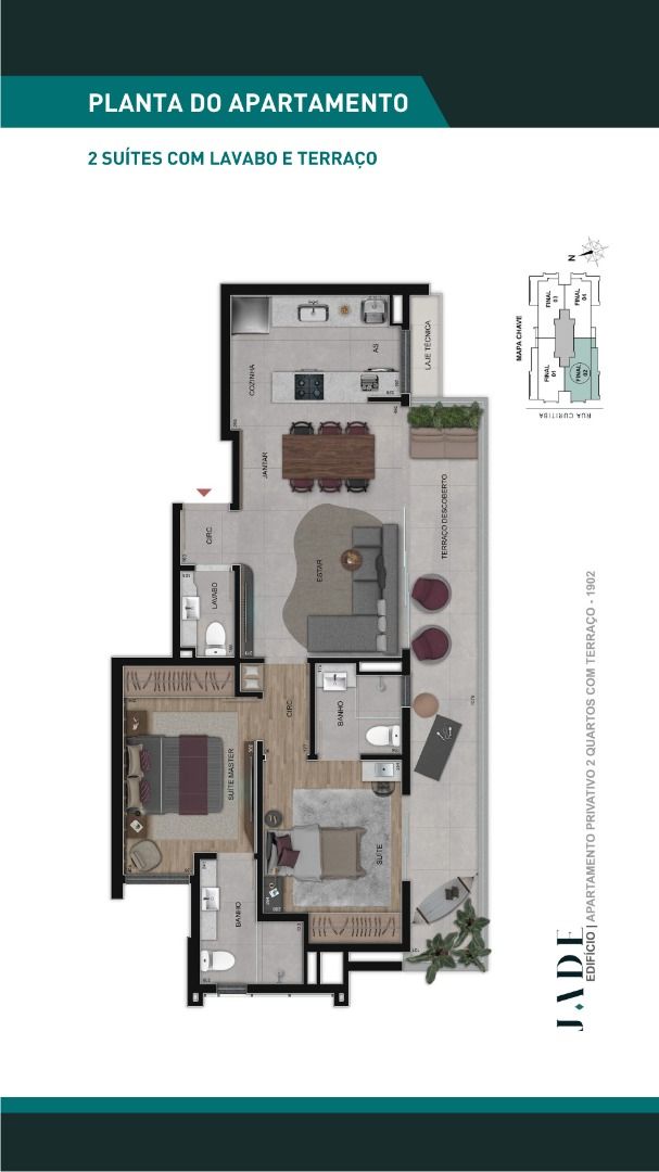 Apartamento à venda com 3 quartos, 77m² - Foto 18