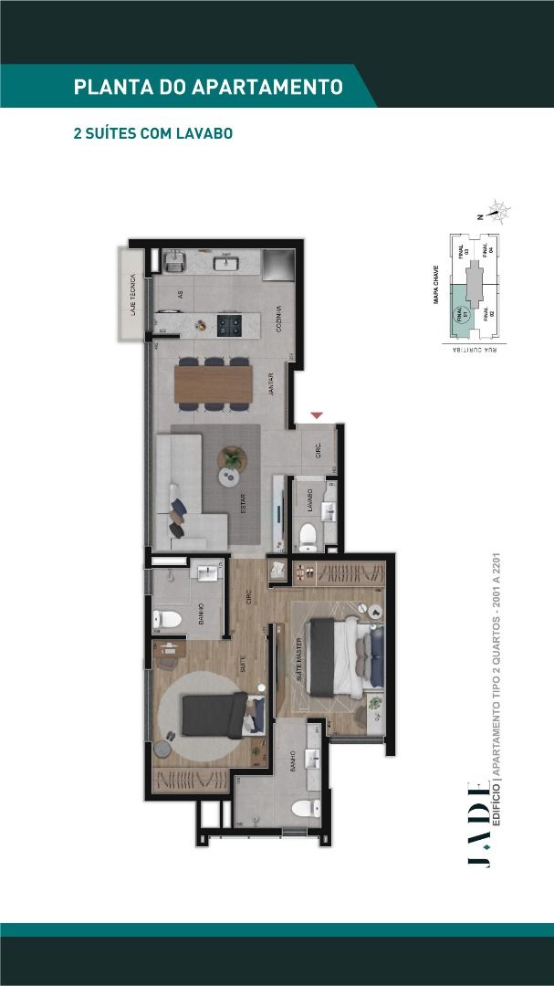 Apartamento à venda com 3 quartos, 77m² - Foto 20