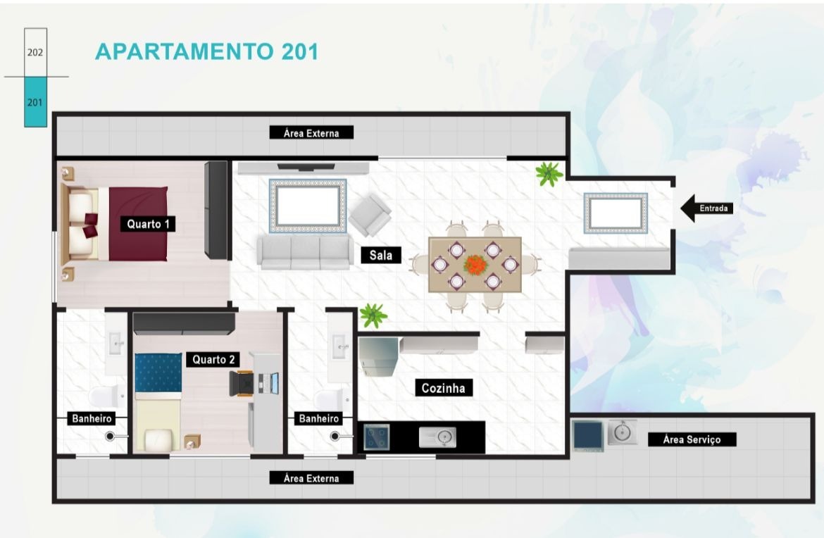 Apartamento à venda com 3 quartos, 79m² - Foto 2