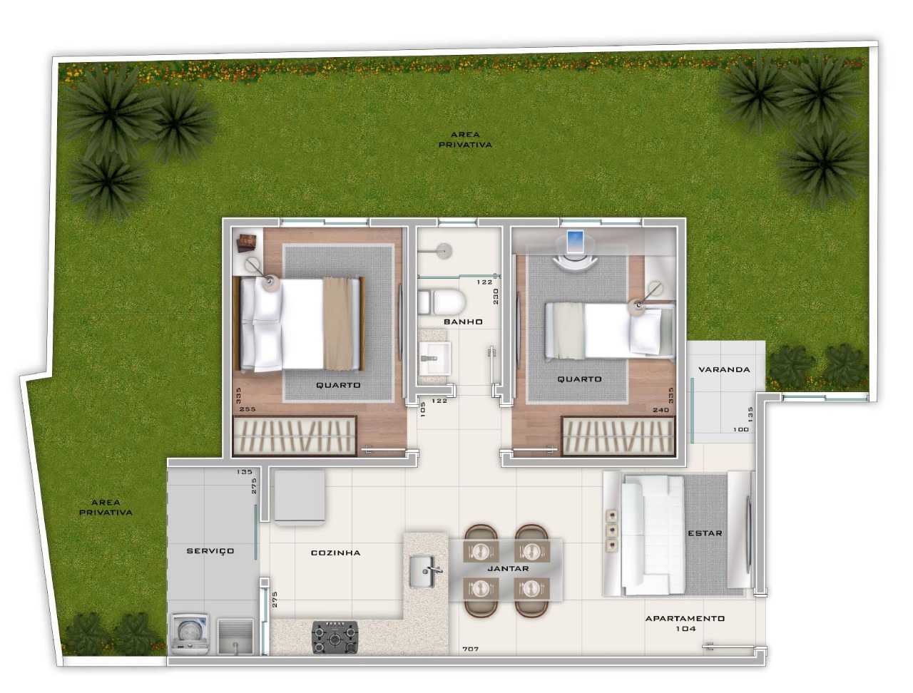 Apartamento à venda com 2 quartos, 97m² - Foto 12