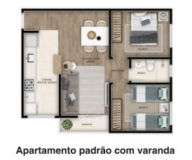 Apartamento à venda com 2 quartos, 51m² - Foto 6