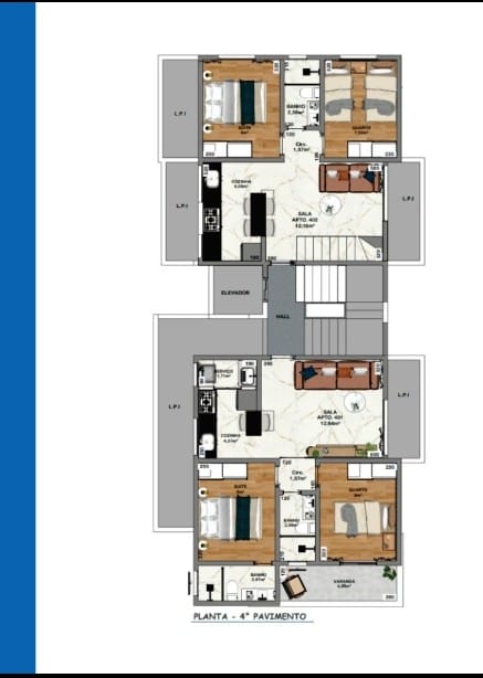 Apartamento à venda com 2 quartos, 53m² - Foto 7