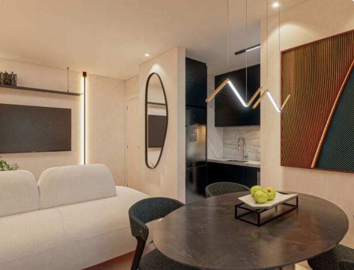 Apartamento à venda com 2 quartos, 53m² - Foto 3