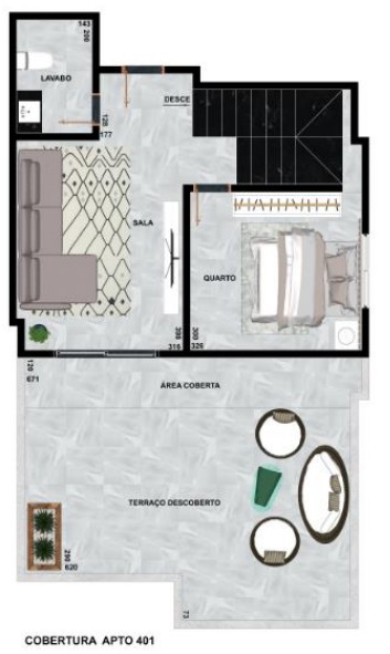 Cobertura à venda com 3 quartos, 23m² - Foto 2