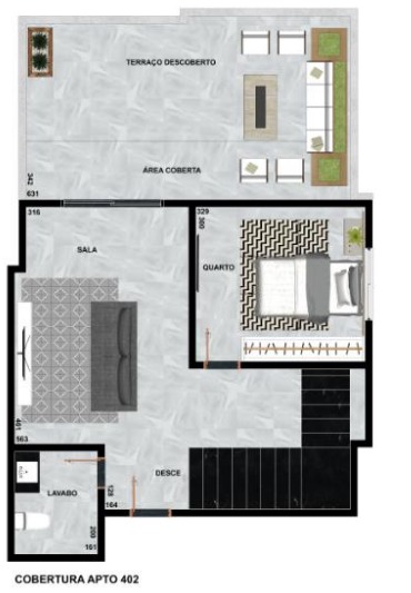 Cobertura à venda com 3 quartos, 16m² - Foto 2