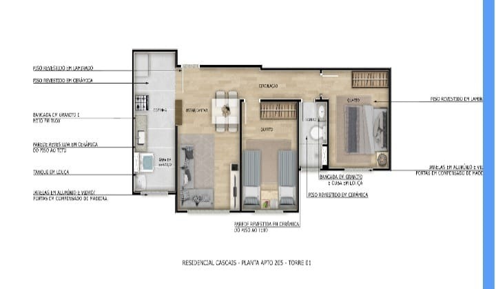 Apartamento à venda com 1 quarto, 47m² - Foto 11