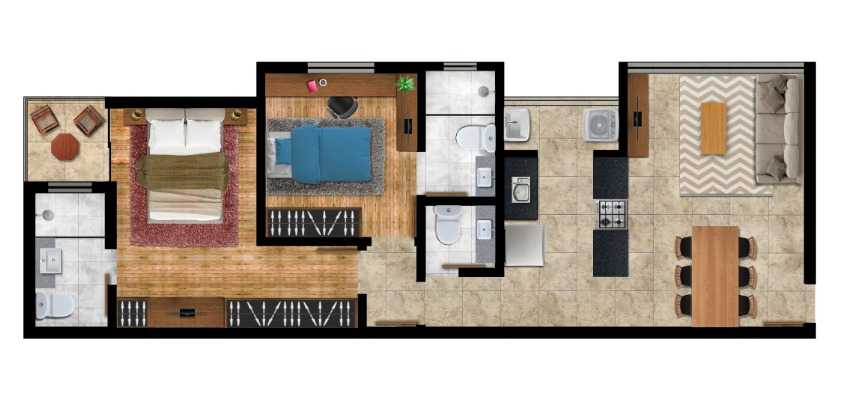 Apartamento à venda com 2 quartos, 64m² - Foto 25