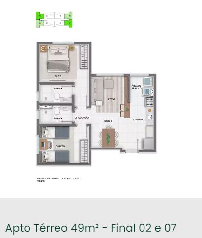 Apartamento à venda com 1 quarto, 51m² - Foto 25