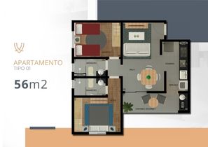 Apartamento à venda com 2 quartos, 16m² - Foto 14