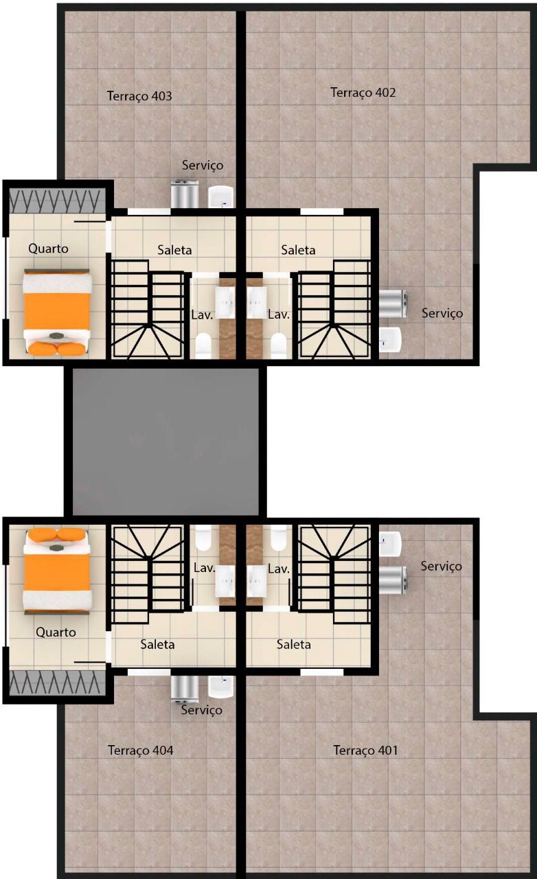 Apartamento à venda com 2 quartos, 61m² - Foto 4