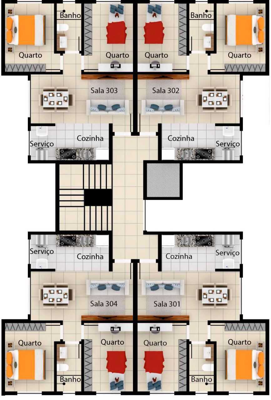 Apartamento à venda com 2 quartos, 61m² - Foto 7