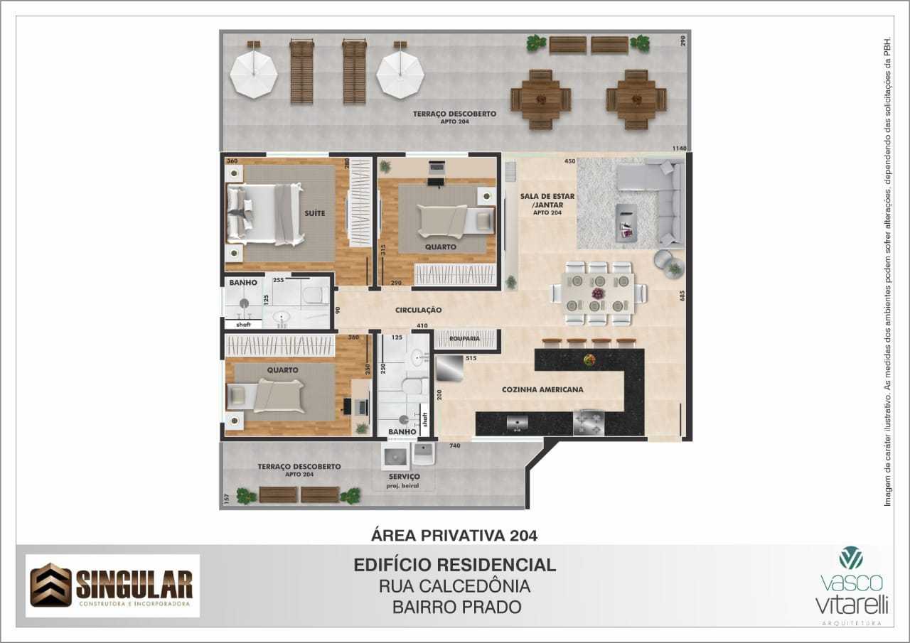 Apartamento à venda com 3 quartos, 30m² - Foto 6