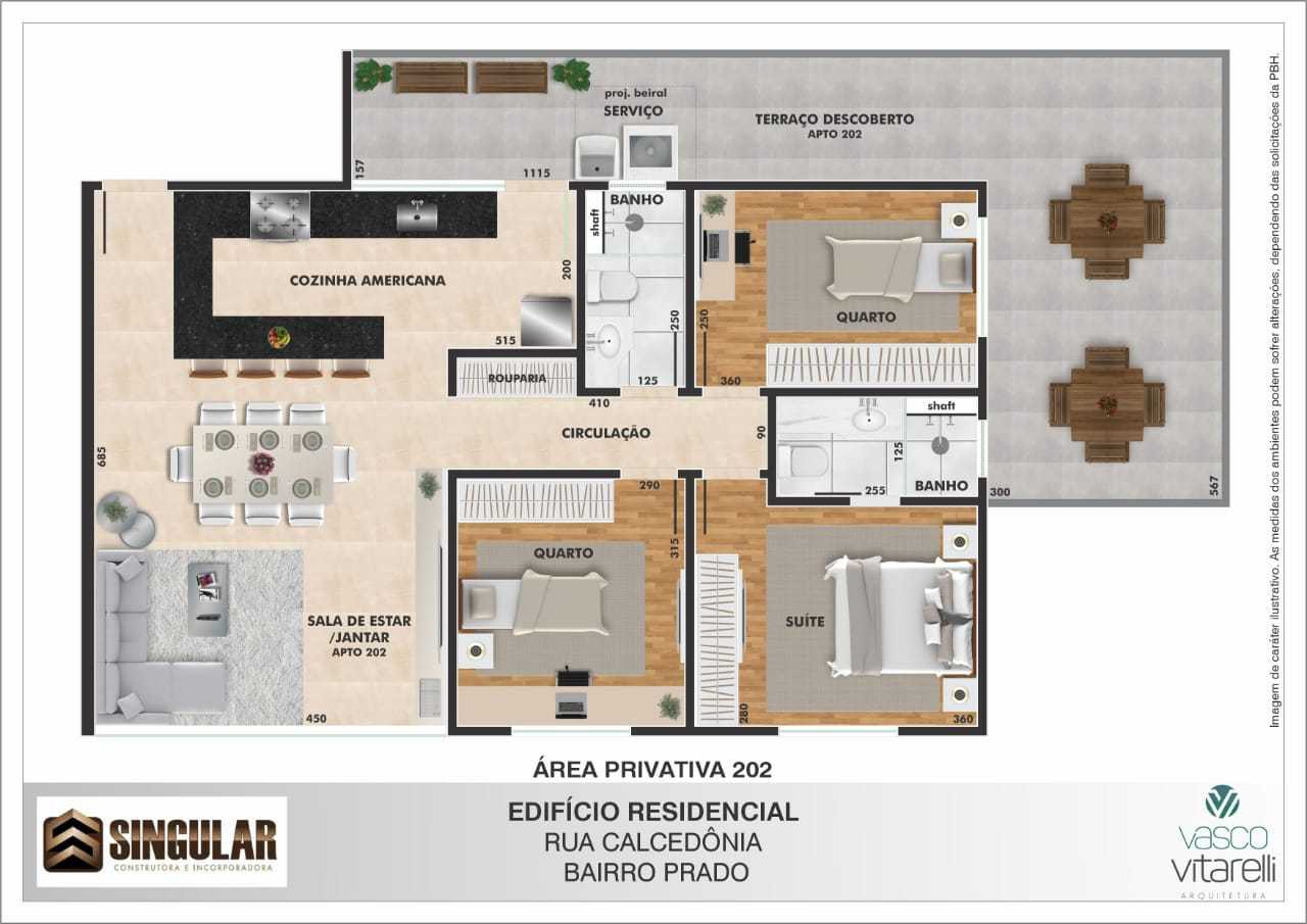 Apartamento à venda com 3 quartos, 45m² - Foto 8