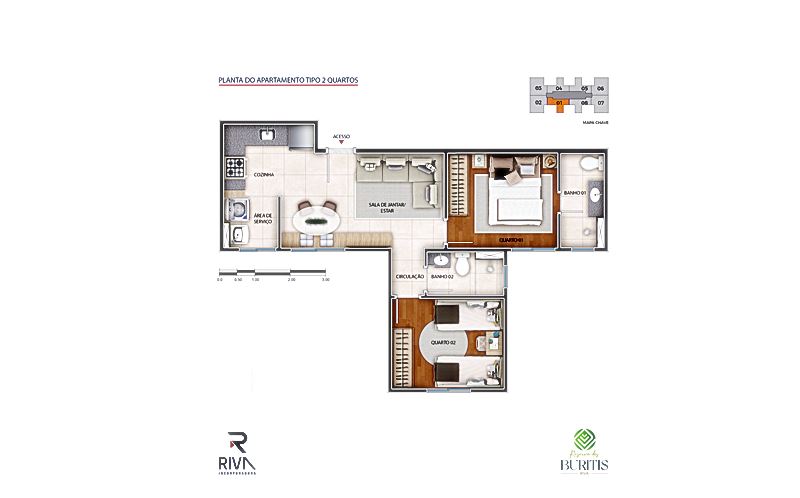 Apartamento à venda com 2 quartos, 57m² - Foto 13