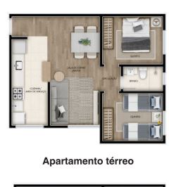 Apartamento, 2 quartos, 49 m² - Foto 1