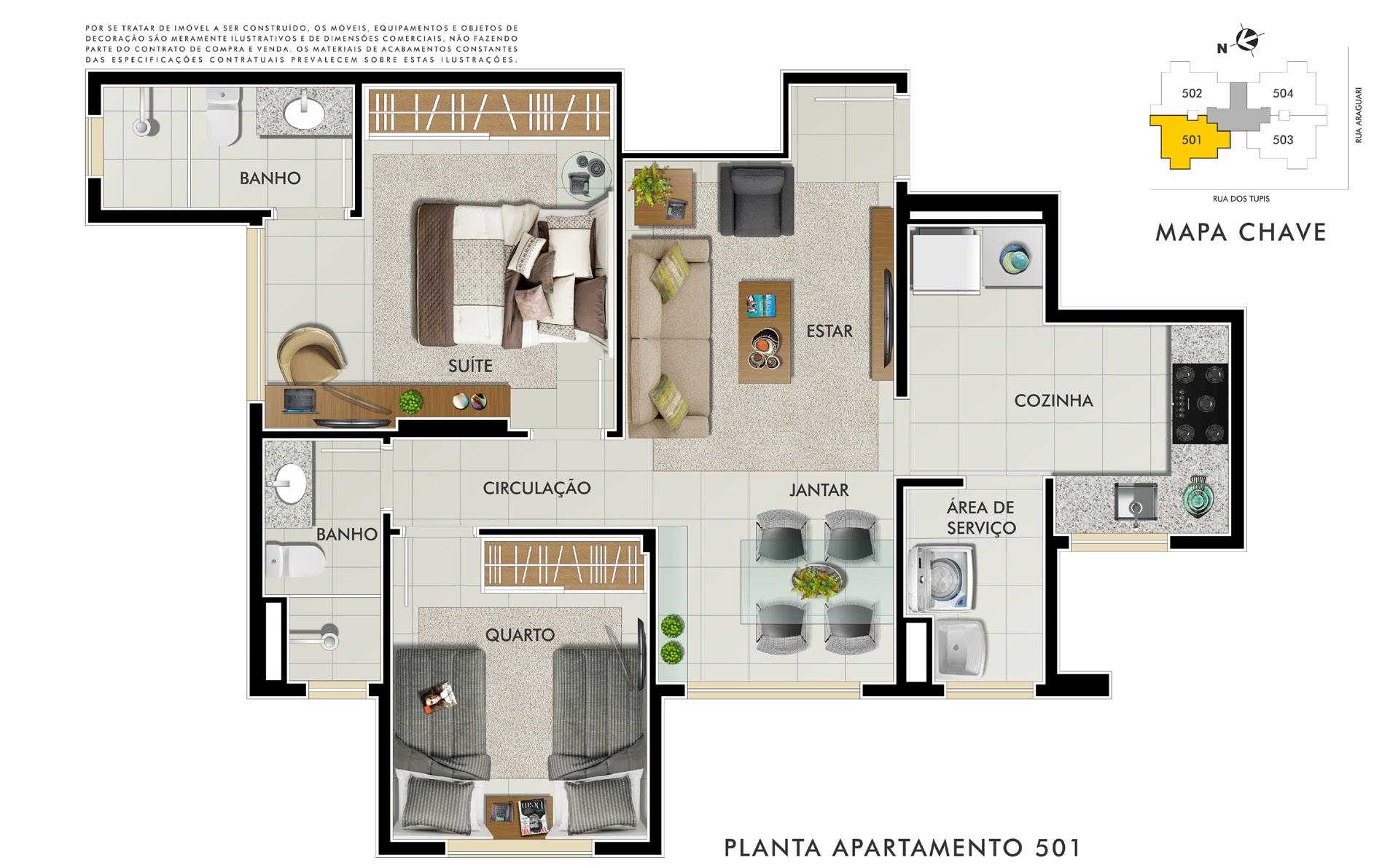 Apartamento à venda com 2 quartos, 60m² - Foto 8